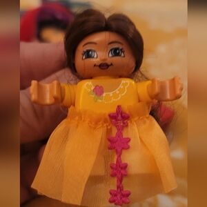Vintage LEGO Duplo Brown Long Hair Princess 4825 HARD TO FIND!